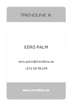 Eero Palm _ Trendline testostud koolitused teenindusstandardid