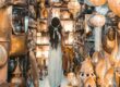 woman in white dress standing inside a store