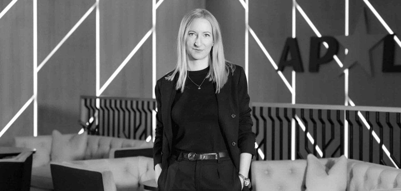Karin Aus Referents Trendline Analytics teenustele Apollo Kino laiekraan